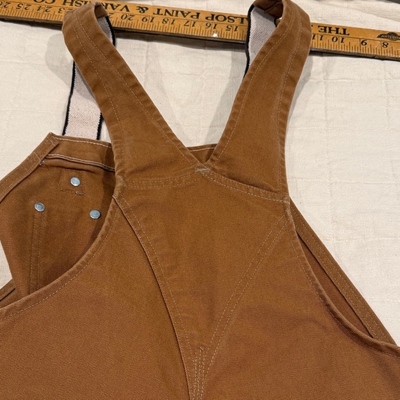 Carhartt Men's Tan Work Overalls - Picture 14 of 14